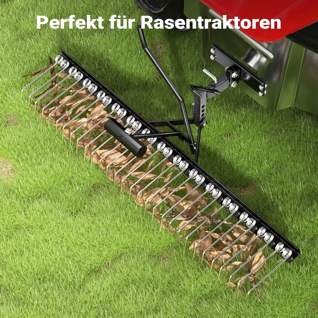 Vertikutierer für Aufsitzmäher mit 120cm Arbeitsbreite