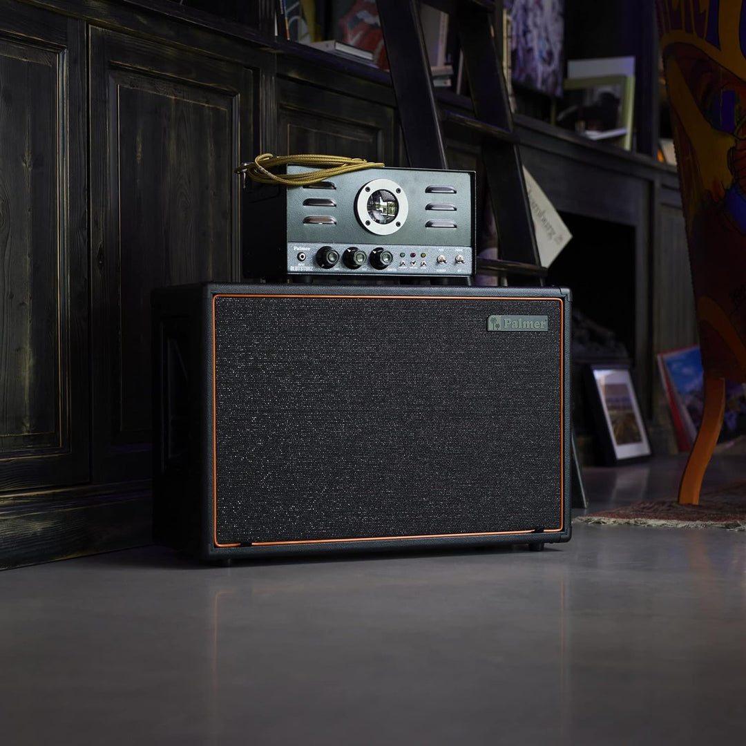 Palmer CAB 212 X GBK - Gitarren Lautsprecherbox mit Celestion Greenback 2 x 12, Closed-Back 2 x 12"