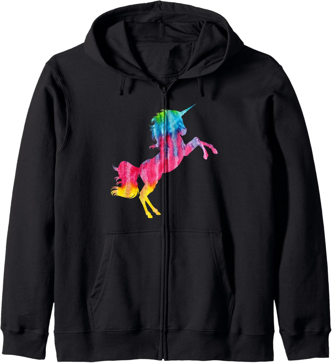 Batik-Einhorn. Kapuzenjacke