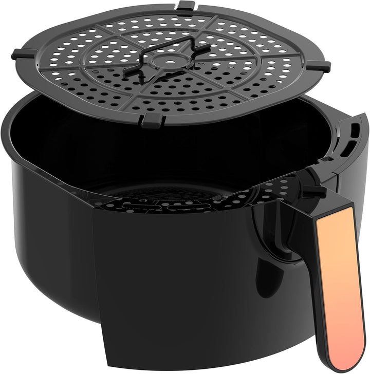 TurboTronic / Digitale Heissluftfritteuse / 3,5L / schwarz, grün. türkis / 1200W / Airfryer mit Time