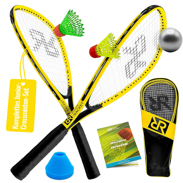 Rush Racket Crossminton Jugendset 4. Gelb, 4. Gelb