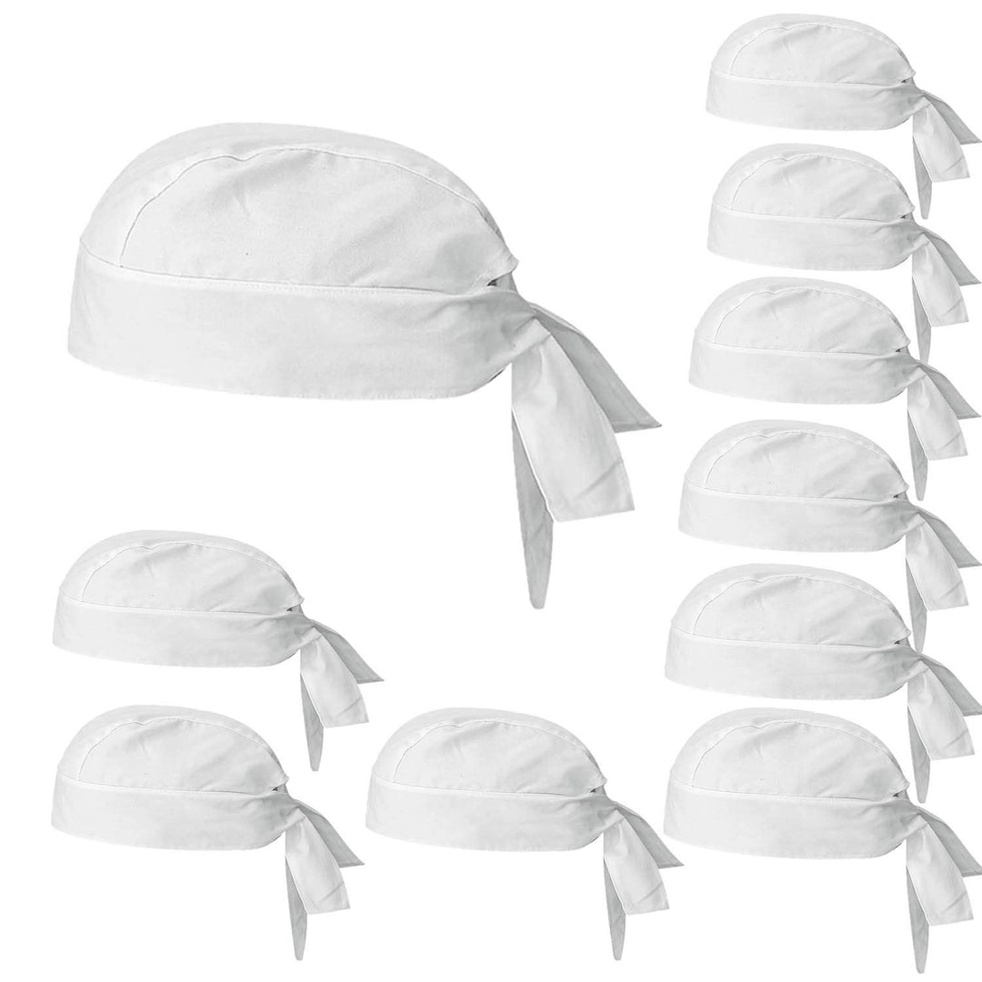 MISEMIYA - HUT GRILL KÜCHE MÜTZE CHEF MÜTZE RUNDE MÜTZE RUNDE KÜCHE - Ref.926 - Weiss, Pack* Weiss 1