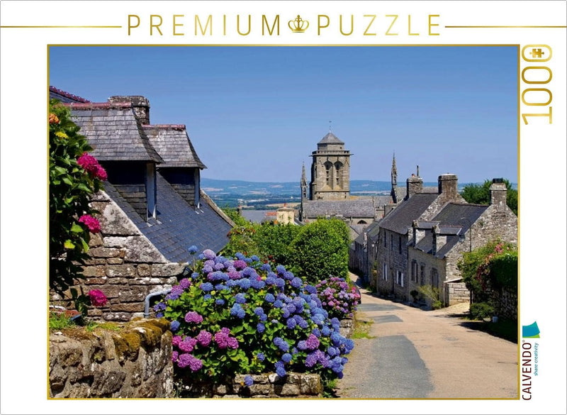 CALVENDO Puzzle Rue Saint-Maurice in Locronan 1000 Teile Lege-Grösse 64 x 48 cm Foto-Puzzle Bild von