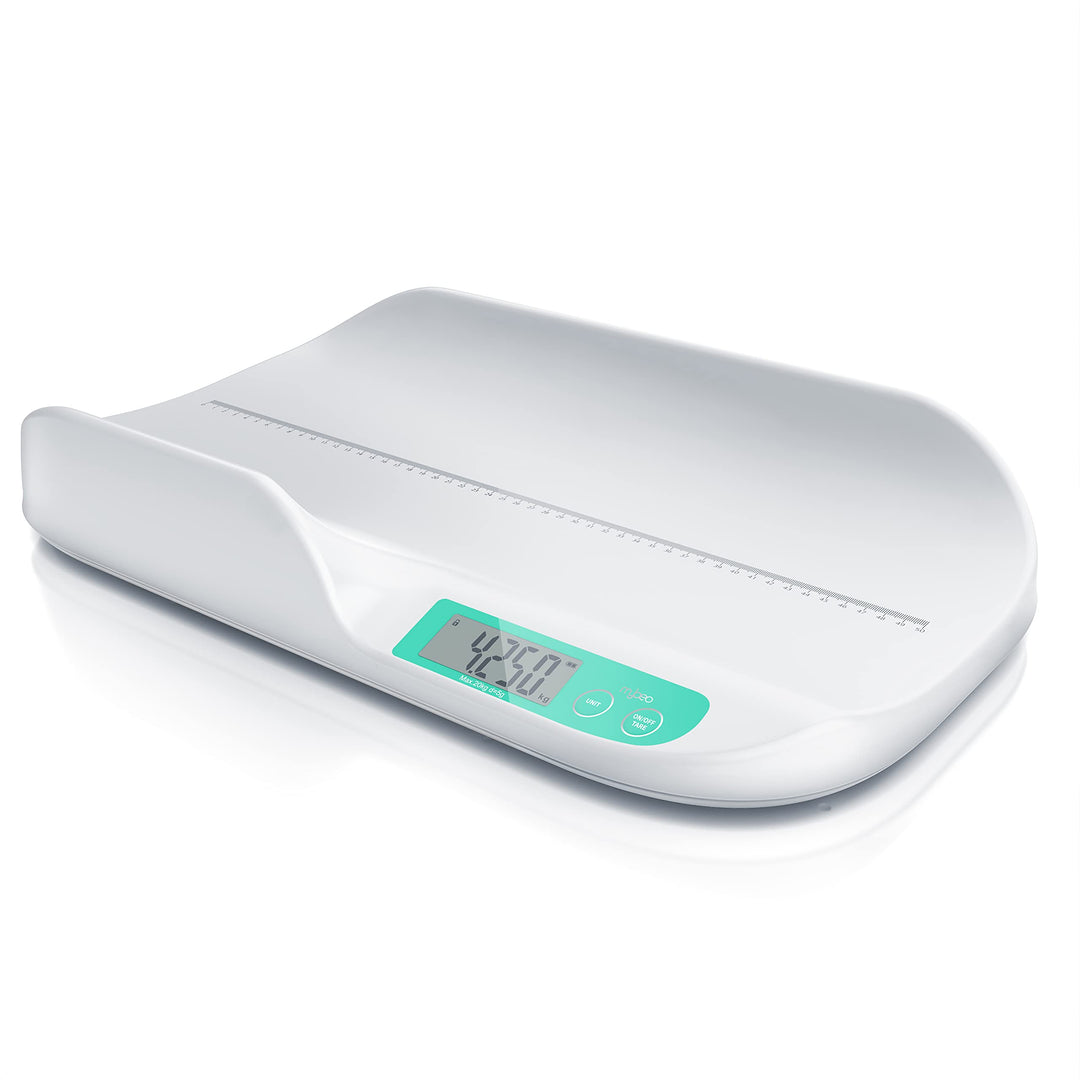 CSL - Babywaage digital - Kinderwaage - Säuglingswaage - Tierwaage - Wiegefläche 56 x 33 cm - 20 g b