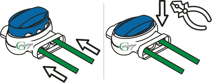 Genisys Wolf Garten LOOPO ® kompatible Kabel-Verbinder Draht Reparatur Anschluss Klemmen Mähroboter