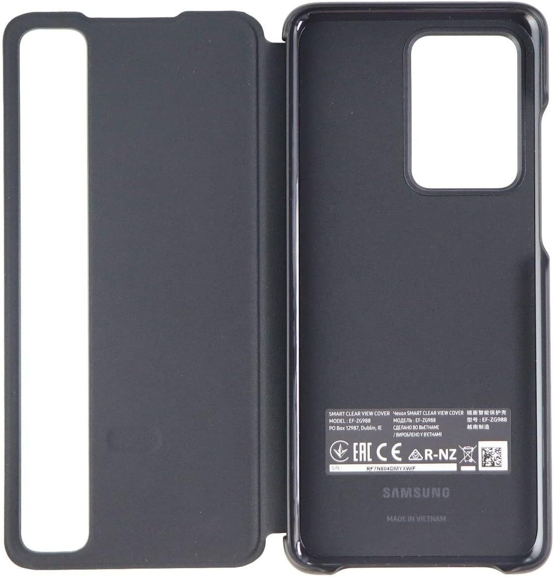 Samsung Clear View Cover (EF-ZG988) für Galaxy S20 Ultra, Schwarz - 6.9 Zoll Black, Black