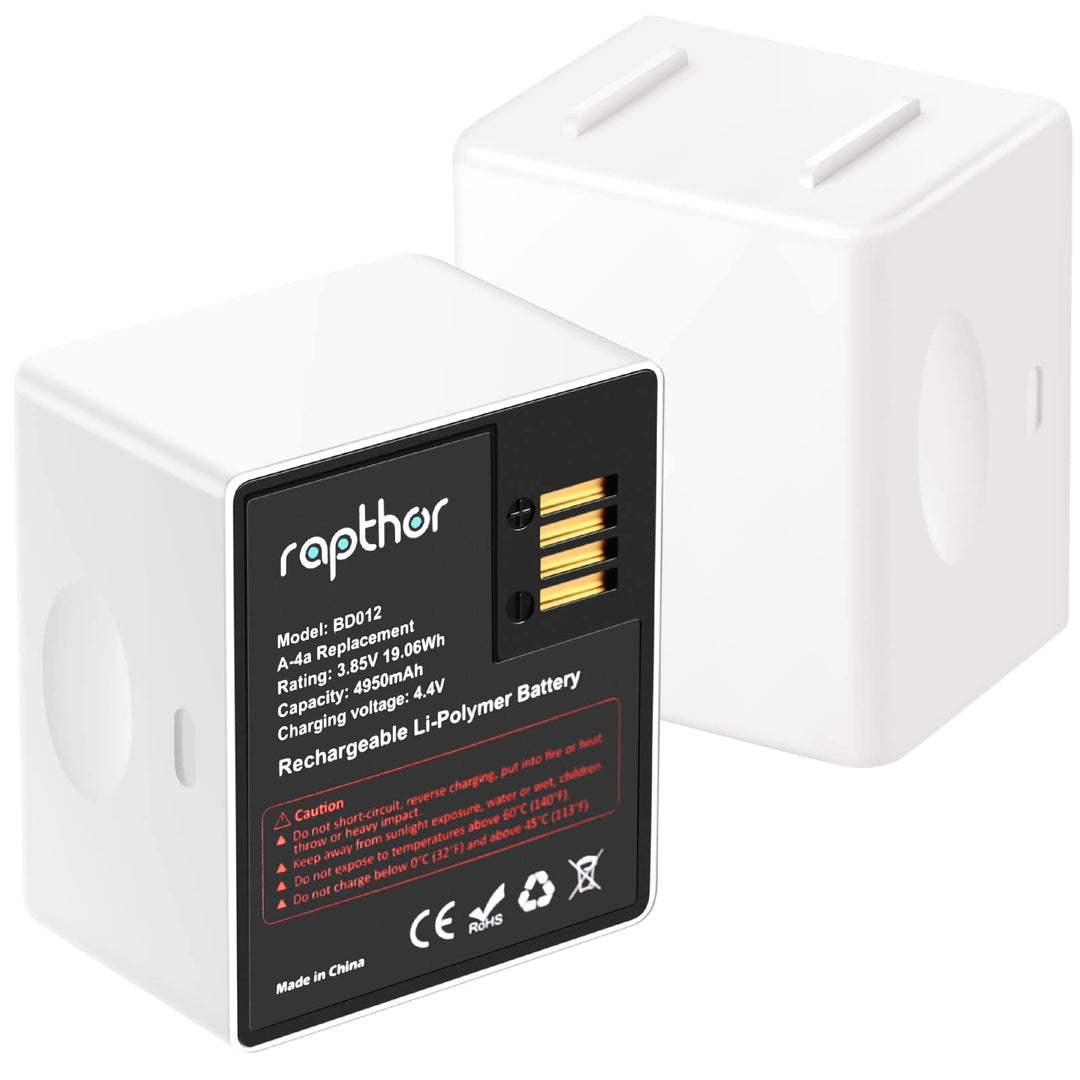 Rapthor Upgraded Ersatzbatterien Kompatibel mit Arlo Pro 4/Pro 3/Ultra/Ultra 2 drahtlosen Sicherheit