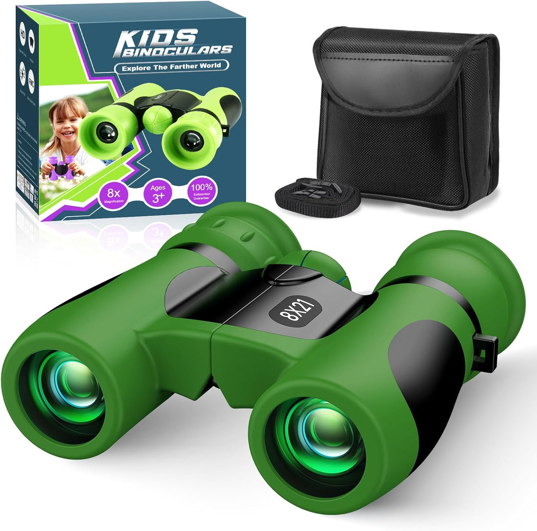 Fernglas Kinder Vergrösserung 8X21, Mini Fernglas Kinder Spielzeug ab 3-12 Jahre, Outdoor Spielzeug