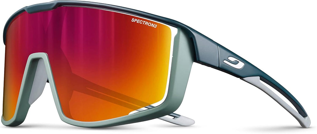 Julbo Unisex Fury Sunglasses Einheitsgrösse Dunkelblau / Grün, Einheitsgrösse Dunkelblau / Grün