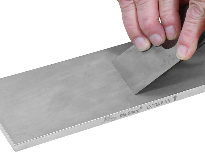 DMT Dia-Sharp® Diamant Schleifstein 10" Extrafein, Messerschärfer in Profiqualität, 25cm Wetzstein f