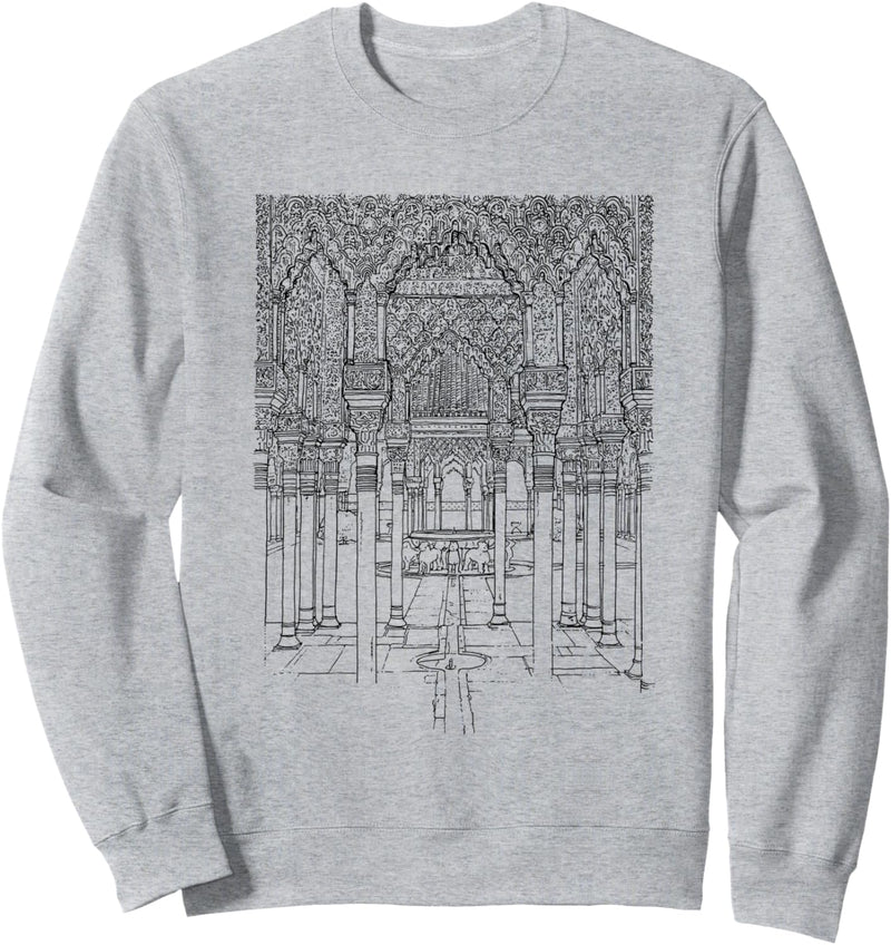 Alhambra-Palast, Granada, Andalusien-Architektur-Spanien Sweatshirt