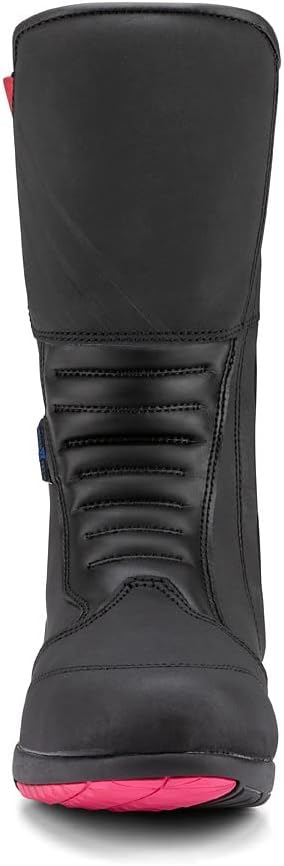 Damen-Touring-Motorradstiefel VIOLET WP, wasserabweisendes Mikrofaser-Obermaterial, abrieb- und schn