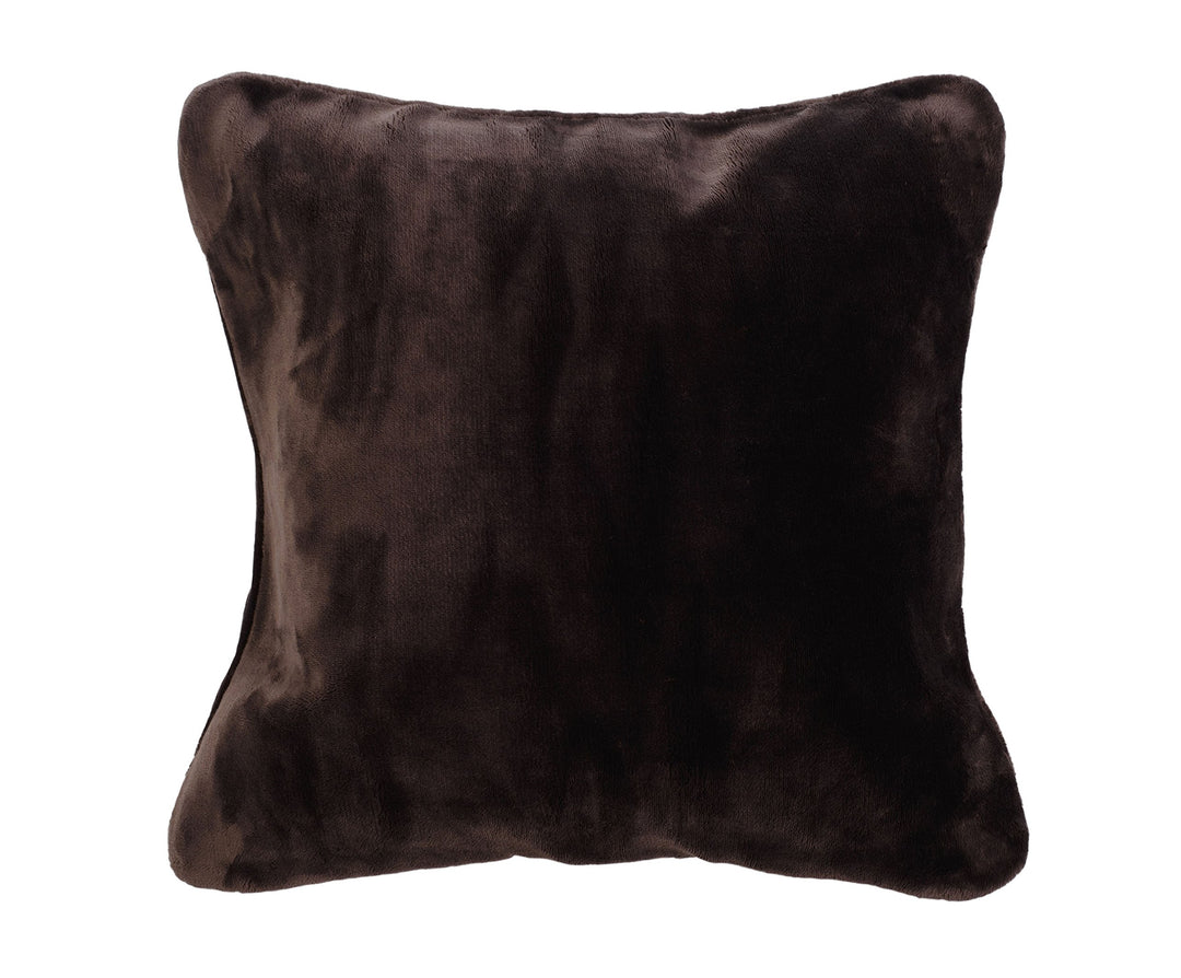 Gözze - Premium Cashmere-Feeling Kissenbezüge, 500 g/m², 50 x 50 cm - Schoko, Schoko