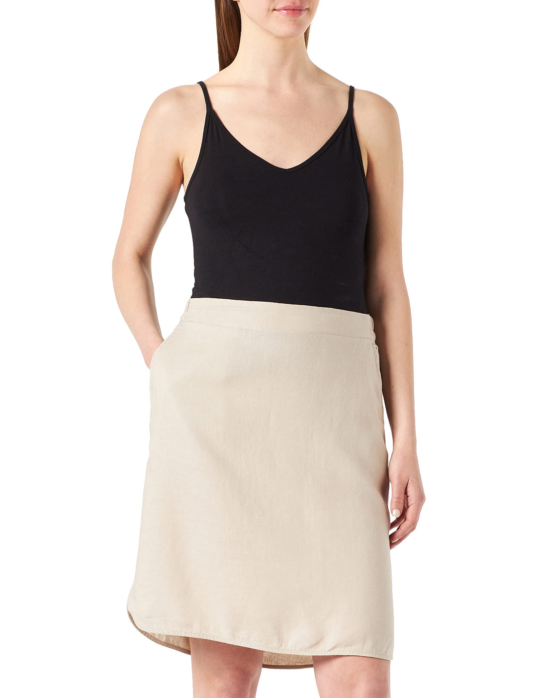 PART TWO Damen Rhapsopw Sk Skirt Relaxed Fit Rock 42 Feather Gray, 42 Feather Gray
