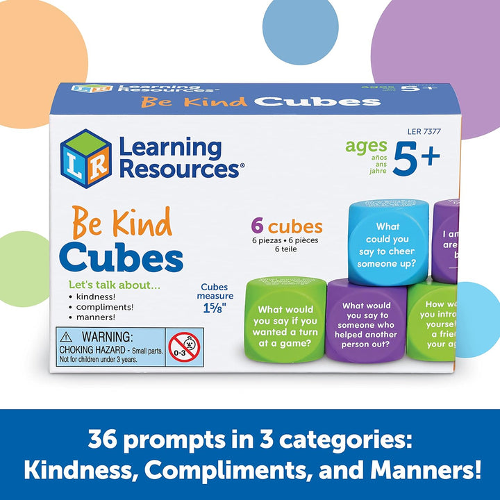 Learning Resources Die freundlichen Würfel, Lernmaterial bei Autismus, Sprachtherapie-Material, sozi