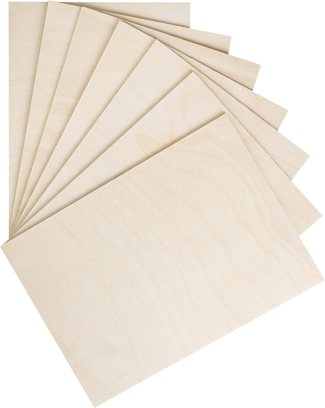 Creative Deco 10 x A4 Sperrholzplatte 6mm | 300 x 210 (+/- 0,5) mm | Birkensperrholz Dünne Holz-Zusc