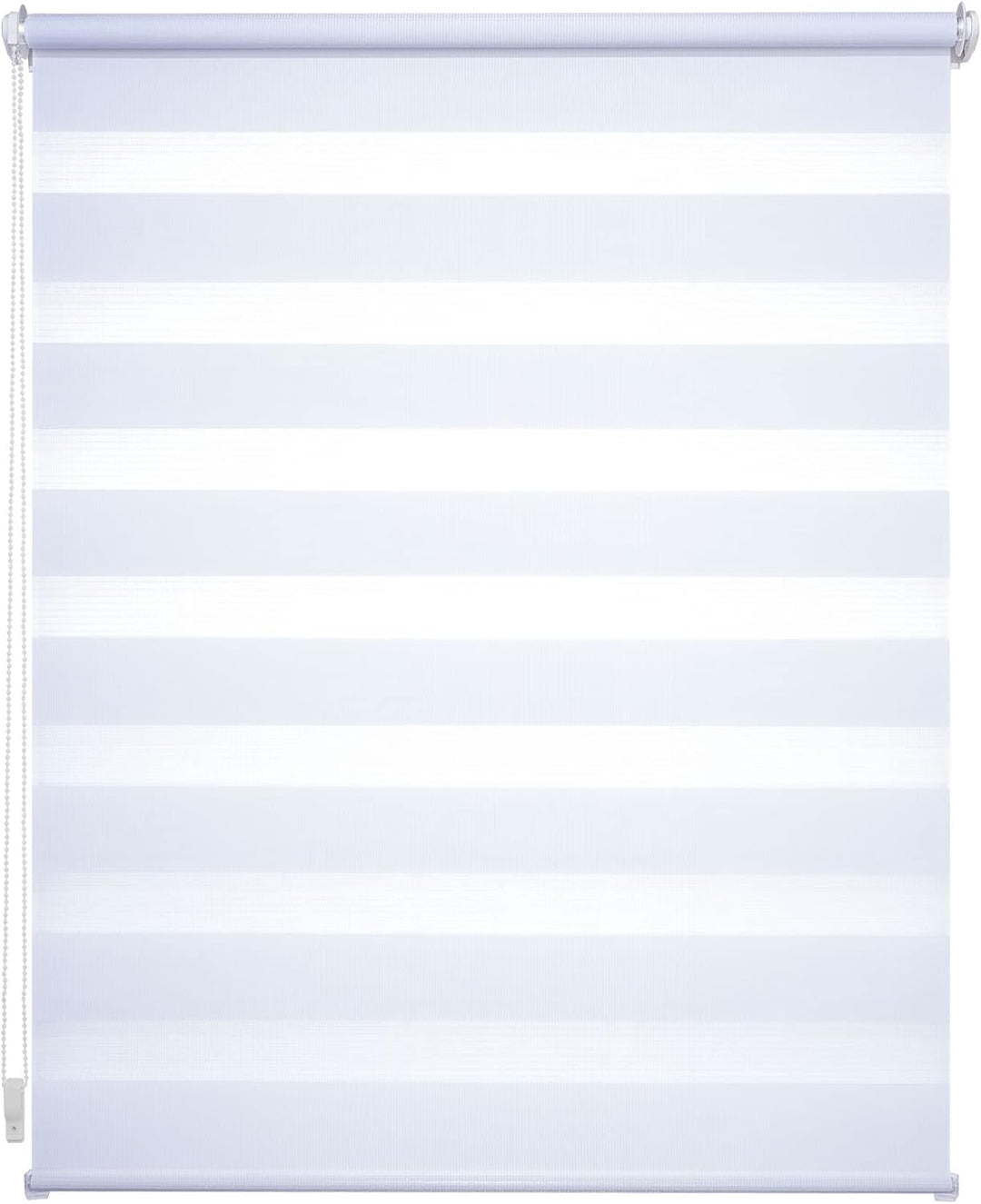 Liedeco® Duo Rollo Klemmfix - 80 x 160 cm/transparent lichtdurchlässig Blickdicht/stufenlos verstell
