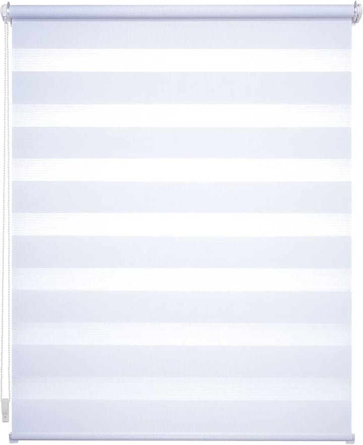 Liedeco® Duo Rollo Klemmfix - 80 x 160 cm/transparent lichtdurchlässig Blickdicht/stufenlos verstell