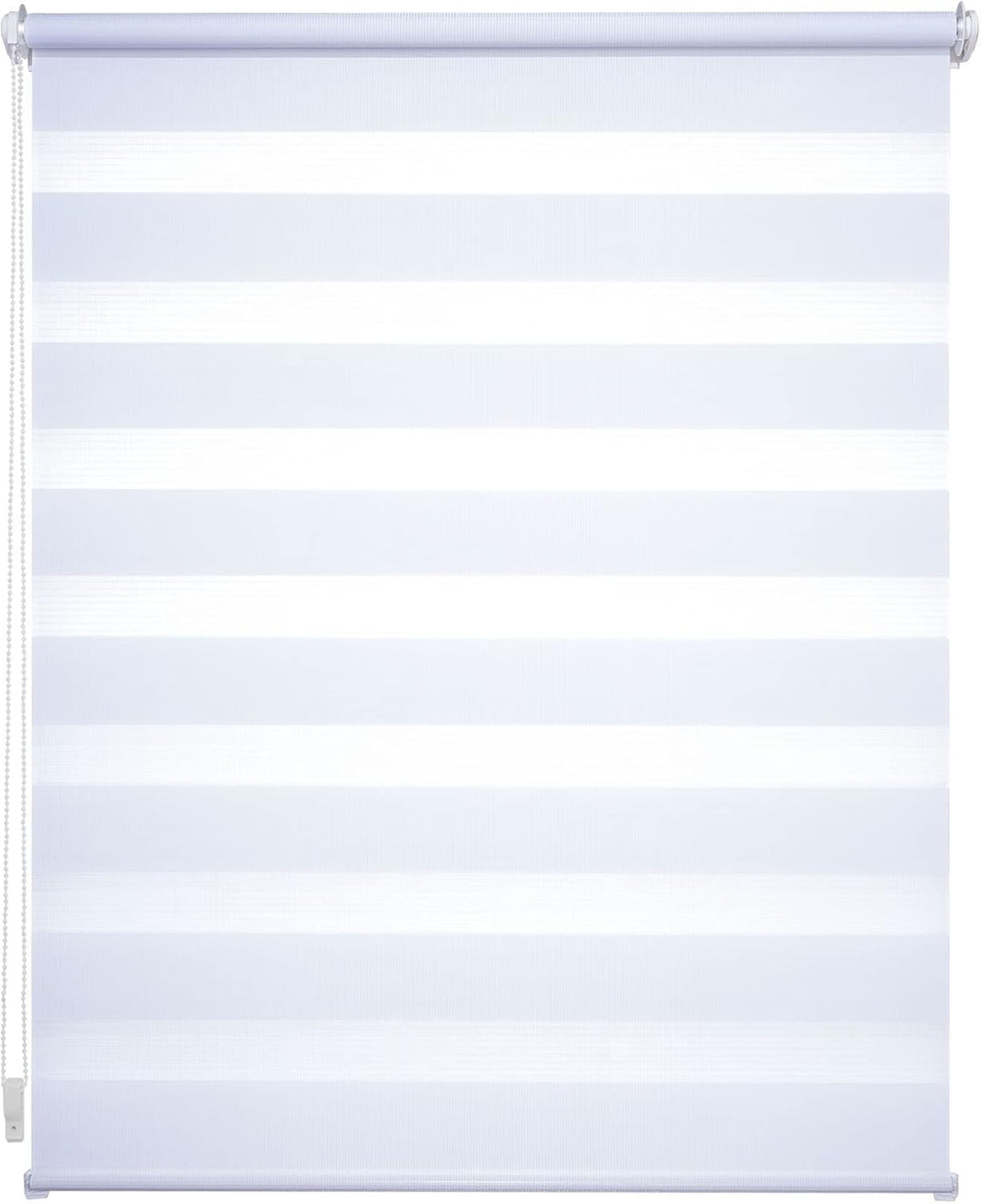 Liedeco® Duo Rollo Klemmfix - 90 x 160 cm/transparent lichtdurchlässig Blickdicht/stufenlos verstell