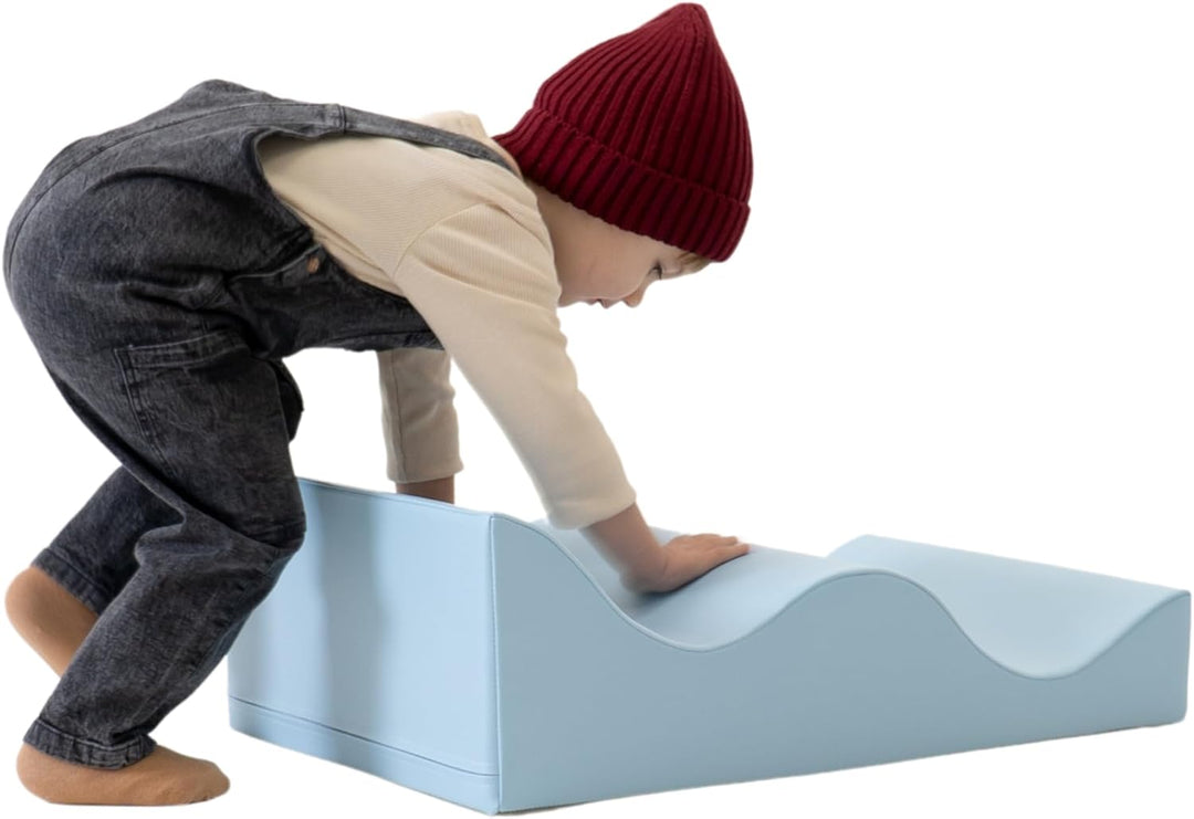 IGLU Soft Play Shape Wave Schaumstoffblock für Krabbel- und Kletterentwicklung für Baby und Kleinkin
