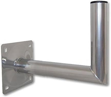 Wandhalter 40 cm aus Stahl mit ALU- VERZINKTER Oberfläche - TÜV geprüft 40 x 25