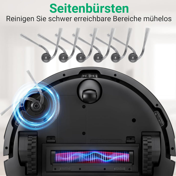 30 Stück Zubehör für Roborock Q10 S5+/Q10 S5/Q10 X5+ Saugroboter | 2 Hauptbürsten,4 Filter,4 Wischpa