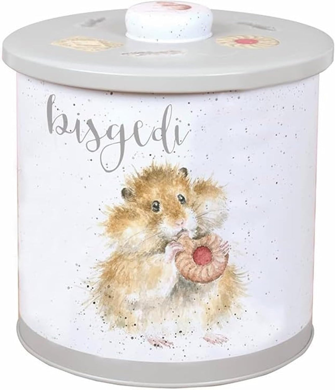 Wrendale Design Keksdose mit Deckel rund Mouse - 16cm Mehrfarbig, Mehrfarbig