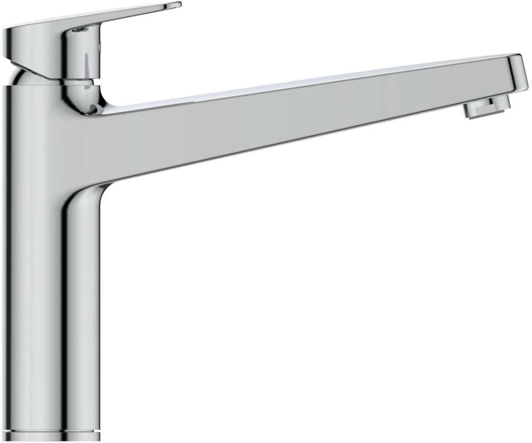 Ideal Standard BD333AA Ceraplan Küchenarmatur hoch angesetzter Gussauslauf ohne Handbrause Vorfenste