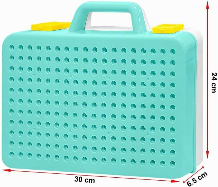 252 PCS Mosaik Steckspiel Schraube Spielzeug 3D Puzzle Mosaik Schrauben Set mit Elektronischem Bohre