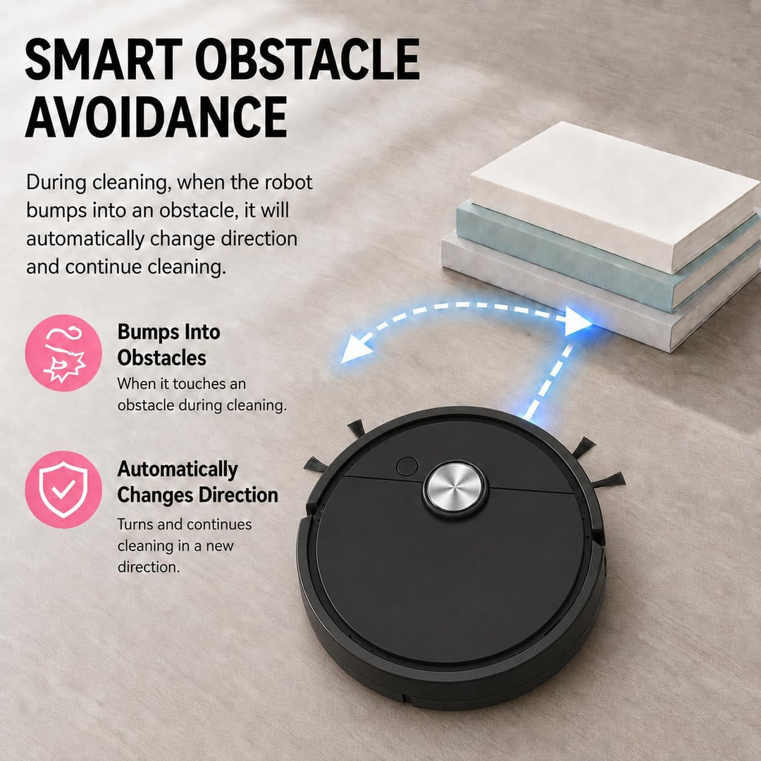 Mini Saugroboter, Mini staubsauger Roboter, Kleiner Saugroboter, Staubsaugerroboter für Auto, 3-in-1