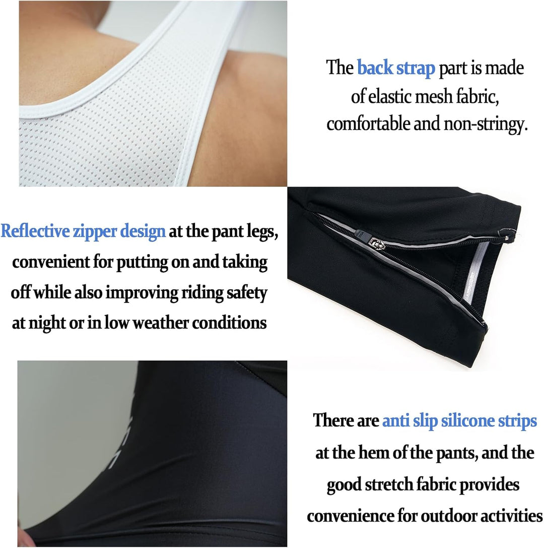 HOMTOL Radtrikot Set Herren Langarm Kurzarm Fahrradbekleidung Fahrradtrikot Triathlon Anzug Herren F