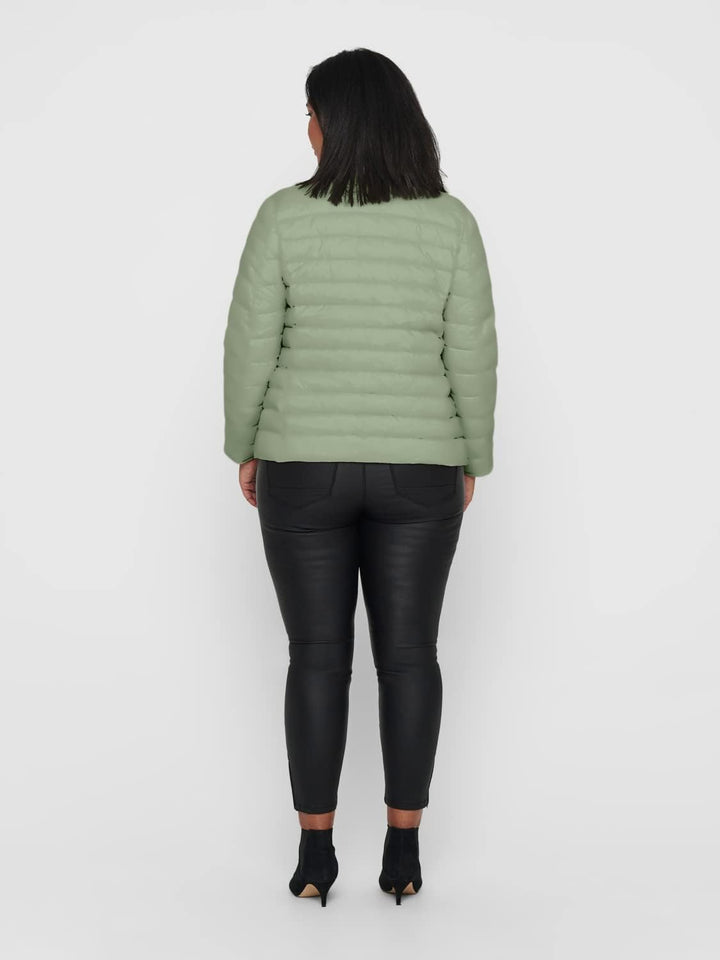ONLY CARMAKOMA Damen Cartahoe Quilted Jacket OTW Steppjacke XL Reseda, XL Reseda