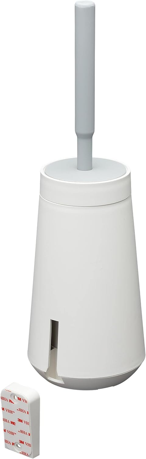 Tiger Tess Toilettenbürstenhalter mit flexibler Swoop WC-Bürste, WC-Bürstengarnitur freistehend oder