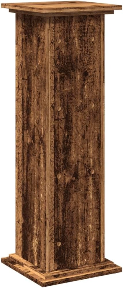 vidaXL Postament mit Stauraum Altholz-Optik 31x30x90 cm Holzwerkstoff 31 x 30 x 90 cm Altholz, 31 x