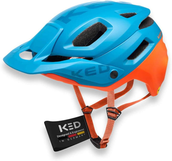 KED Pector ME1 MTB Fahrrad Helm matt Petrol/orange 2023, M