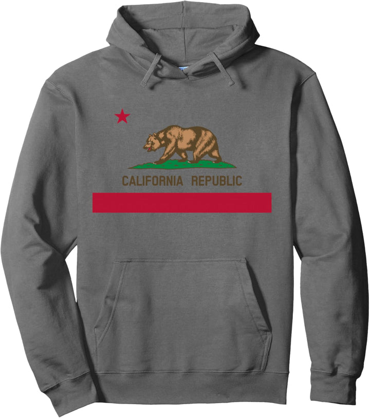 Flagge der Republik Kalifornien Patriotische Staatsreise USA Pullover Hoodie