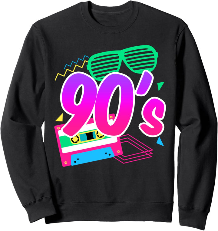 90er Jahre Outfit 90s Party Kostüm 90's Kleidung Sweatshirt
