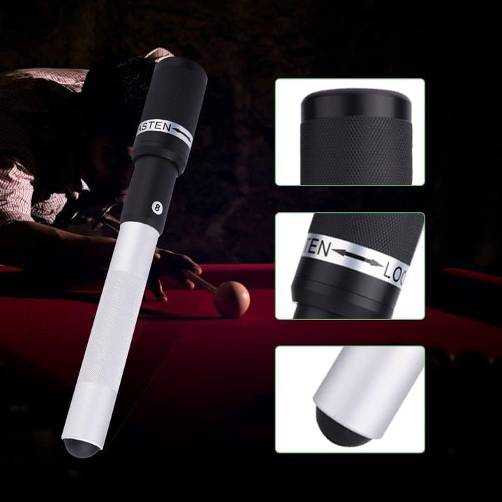 VGEBY 32 cm verstellbare Queue aus Aluminiumlegierung Billiard Holder Push des Teleskop-Queues Verlä