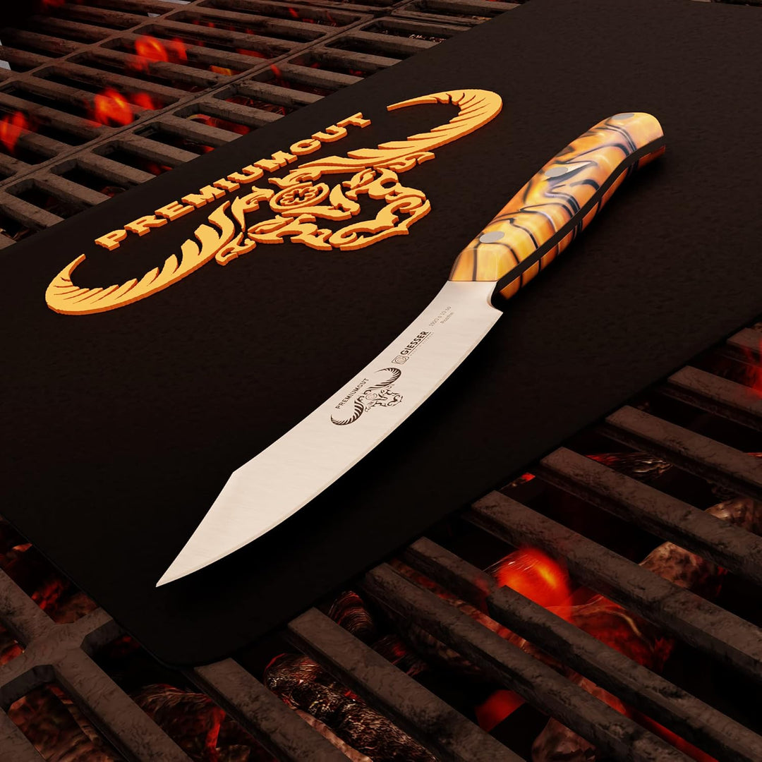 Giesser seit 1776 - Made in Germany - Spickmesser 10 cm Spicy Orange, PremiumCut Office No 1, Office