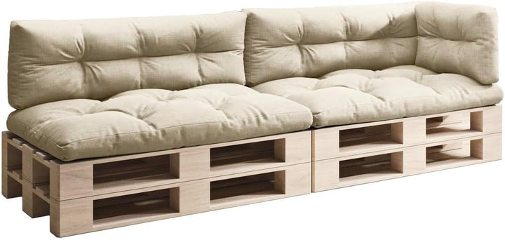 sunnypillow Palettenkissen 5er Set für Europaletten Indoor und Outdoor Palettenpolster Palettensofa