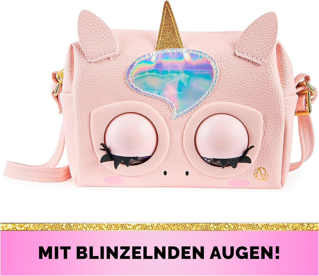 Purse Pets Glamicorn Einhorn Tasche - wird mit interaktiven Funktionen, Augenblinzeln und Musik lebe