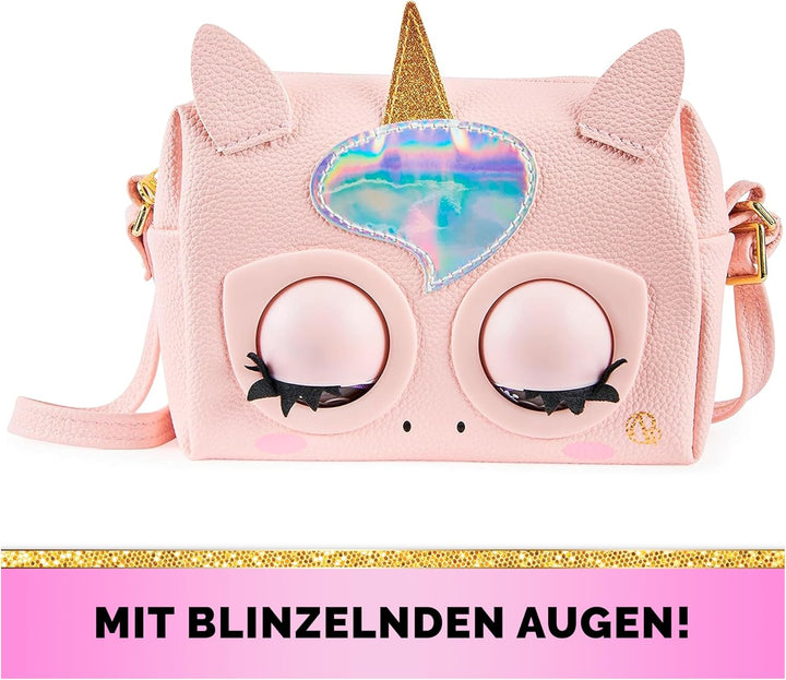 Purse Pets Glamicorn Einhorn Tasche - wird mit interaktiven Funktionen, Augenblinzeln und Musik lebe