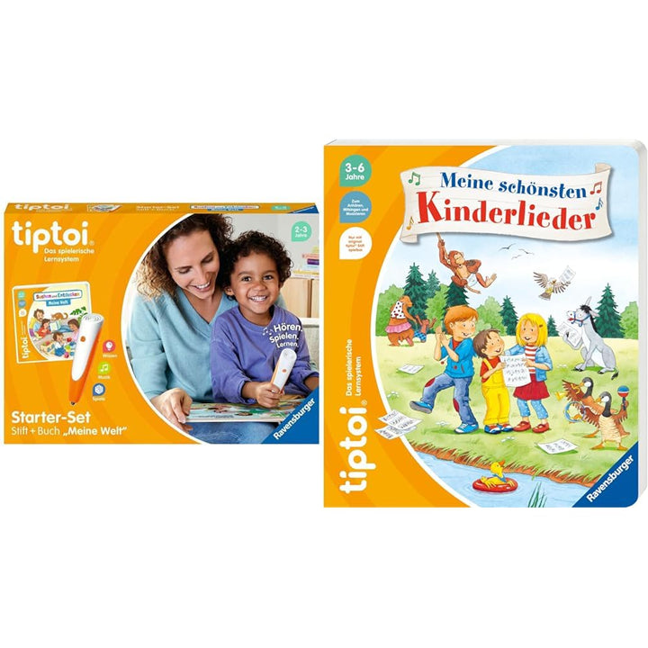 Ravensburger tiptoi Starter-Set 00112 - Stift und Bilderbuch Suchen und Entdecken Meine Welt - Lerns