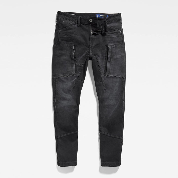 G-STAR RAW Herren Denim Cargo 3D Skinny Jeans 31W / 30L Grau (Worn in Black Onyx D22075-c910-c942),