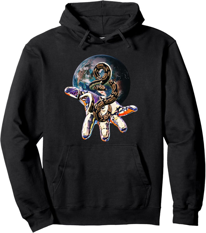 Anaconda Motiv Schlange Reptilien Tier bunt Reptilien Schlangen Pullover Hoodie