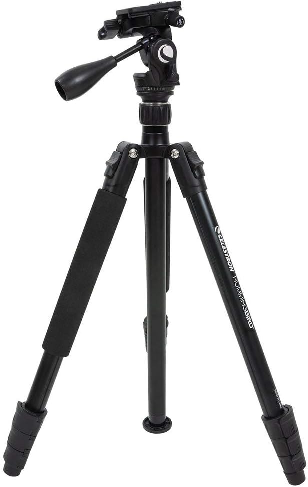 Celestron Kolibri 82051 Fast Action Pan NILT Head Tripod - Ausgezeichnete Wahl für Spektiv, Fernglas