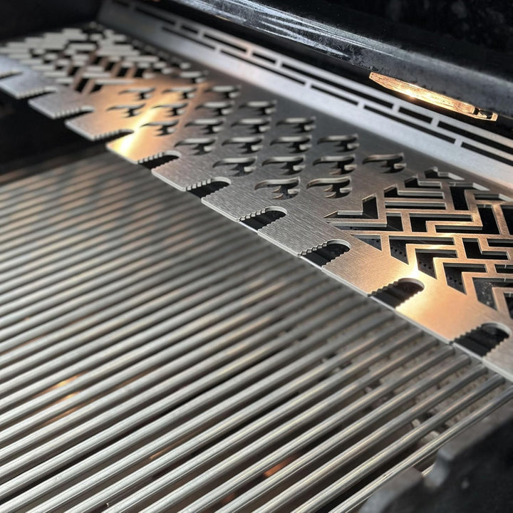 Grillrost.com Das Original Edelstahl Multistation | Warmhalterost für Broil King Baron/Regal/Imperia