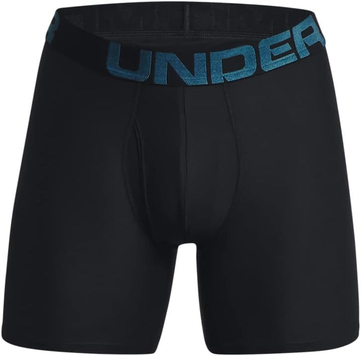 Under Armour Herren Tech Stretch Feuchtigkeitstransport Flachvorder Shorts XXL (006) Black/Static Bl