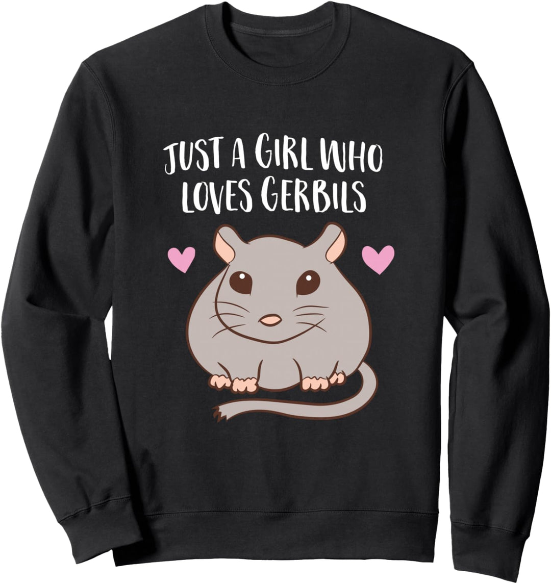 Rennmäuse, Geschenk für Haustierbesitzer, nur ein Mädchen, das Rennmäuse liebt. Sweatshirt
