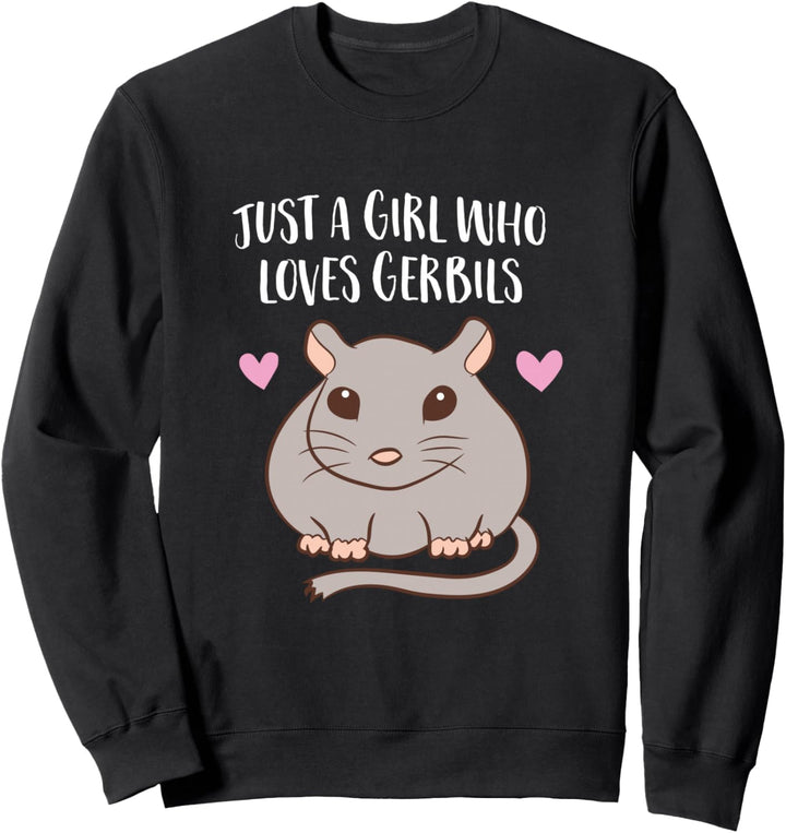 Rennmäuse, Geschenk für Haustierbesitzer, nur ein Mädchen, das Rennmäuse liebt. Sweatshirt